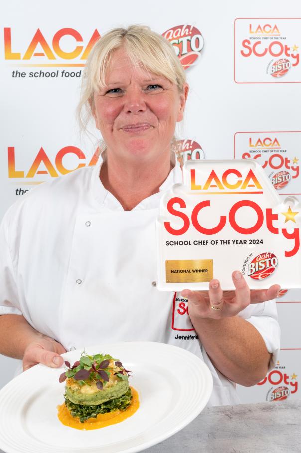 Q&A with 2024 School Chef of the Year winner Jennifer Brown LACA, the